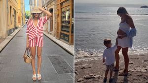 Influencera Louise Cooney este însărcinată cu al doilea copil. Primele imagini cu burtica de gravidă