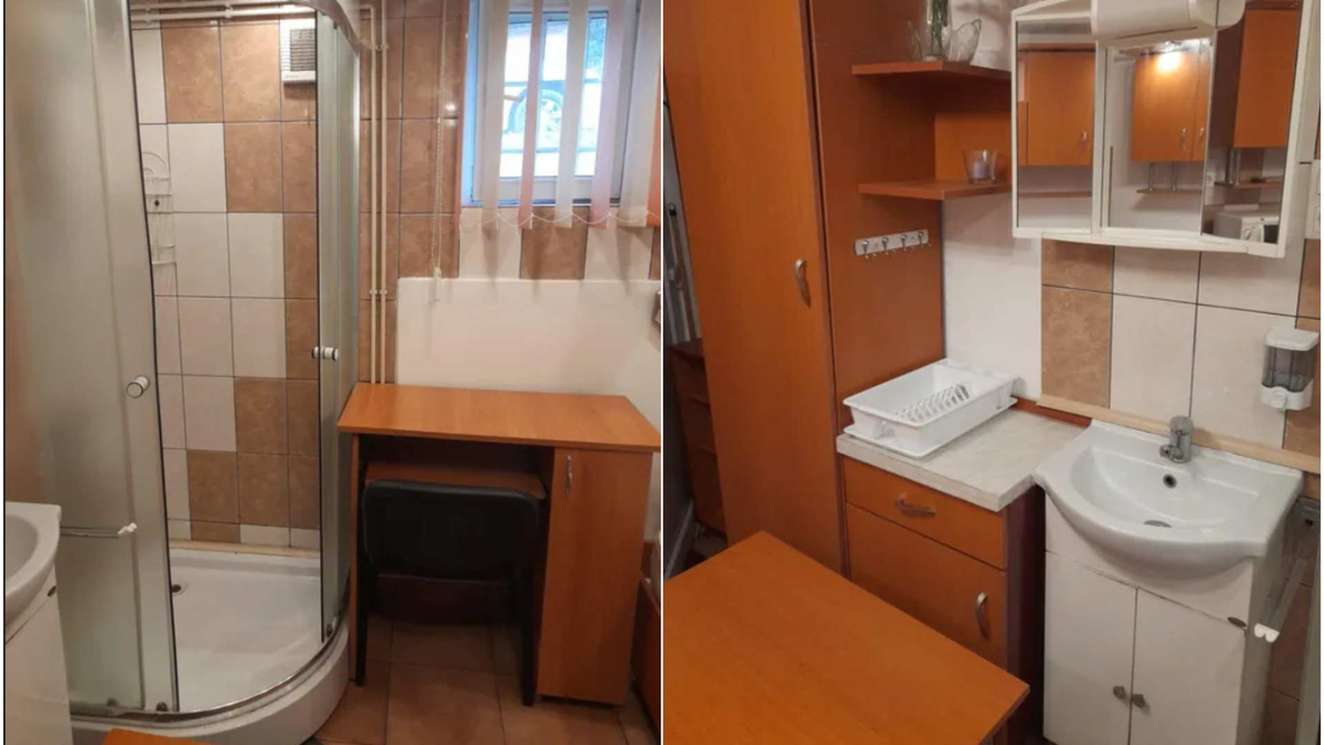 Încă o anomalie pe piața imobiliară de la noi! Cum arată garsoniera din Târgu Mureș cu patul în bucătărie și dușul lângă masă