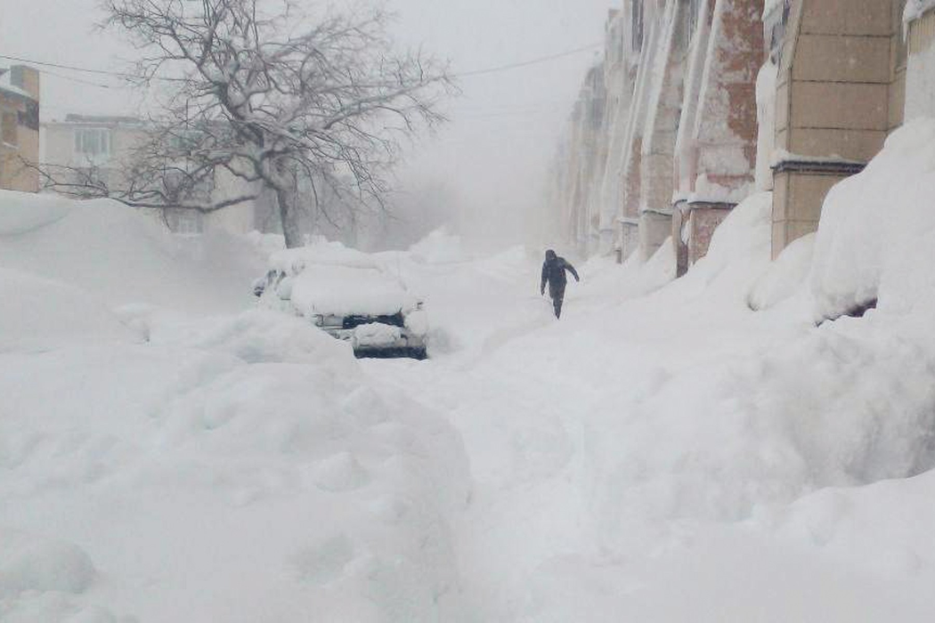 Ninsoare extremă în Rusia. Sursa foto: Profimedia