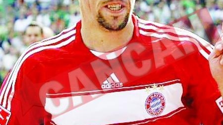 Galeata lui Ribery a nimerit la fix