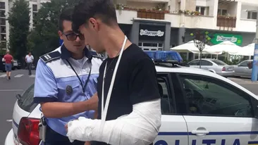 Fiul judecătorilor din Craiova a fost prezentat la mandat. Primele imagini cu tânărul, după accident