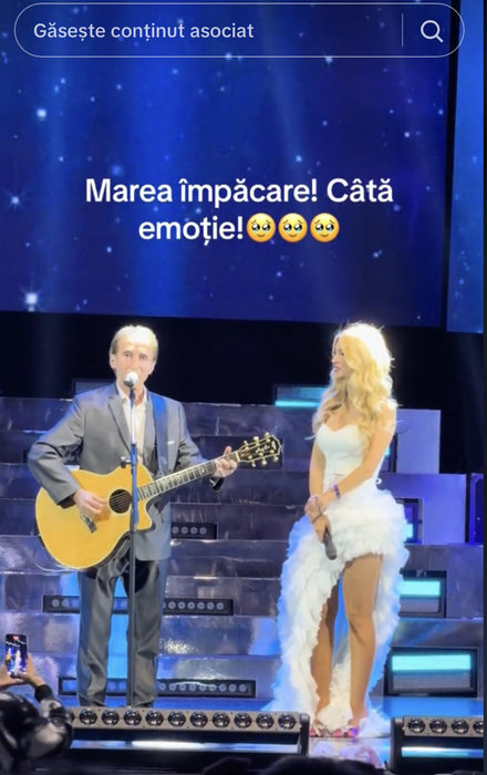 Andreea Bălan și tatăl ei s-au împăcat! Ce i-a mărturisit Săndel Bălan, în fața tuturor de la Sala Palatului