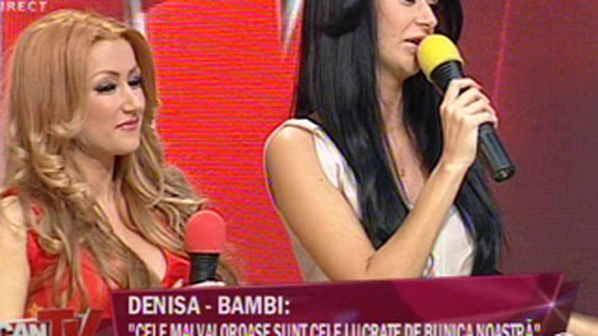 VIDEO Denisa, bruneta de la Bambi: "Raluca nu isi doreste nici sa se marite, nici copii nu vrea!"