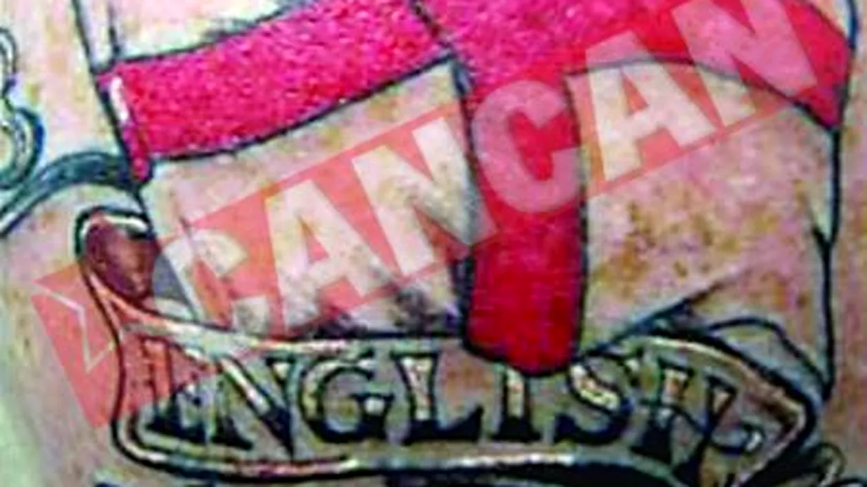 Rooney si-a tatuat steagul Angliei