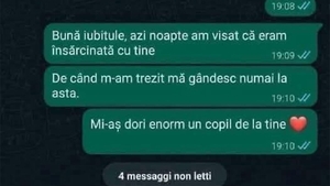 BANC | "Bună, iubitule! Azi-noapte am visat că eram însărcinată cu tine"