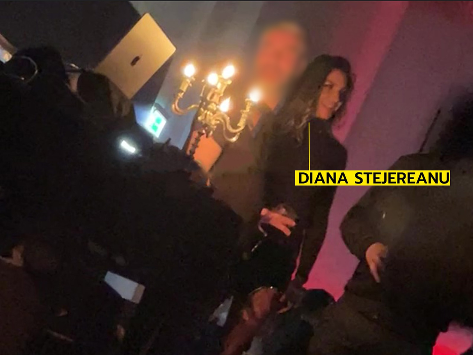 Diana Stejereanu a “înghesuit” un domn misterios la LOFT (SURSA FOTO: CANCAN.RO)