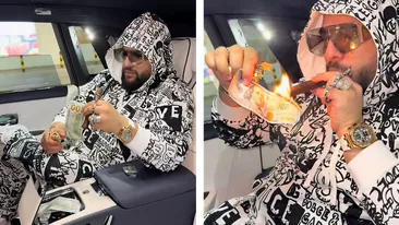 Tzancă Uraganu, aroganță supremă: aprinde trabucul cu... DOLARI? Românii mănâncă o săptămână de toți banii arsi