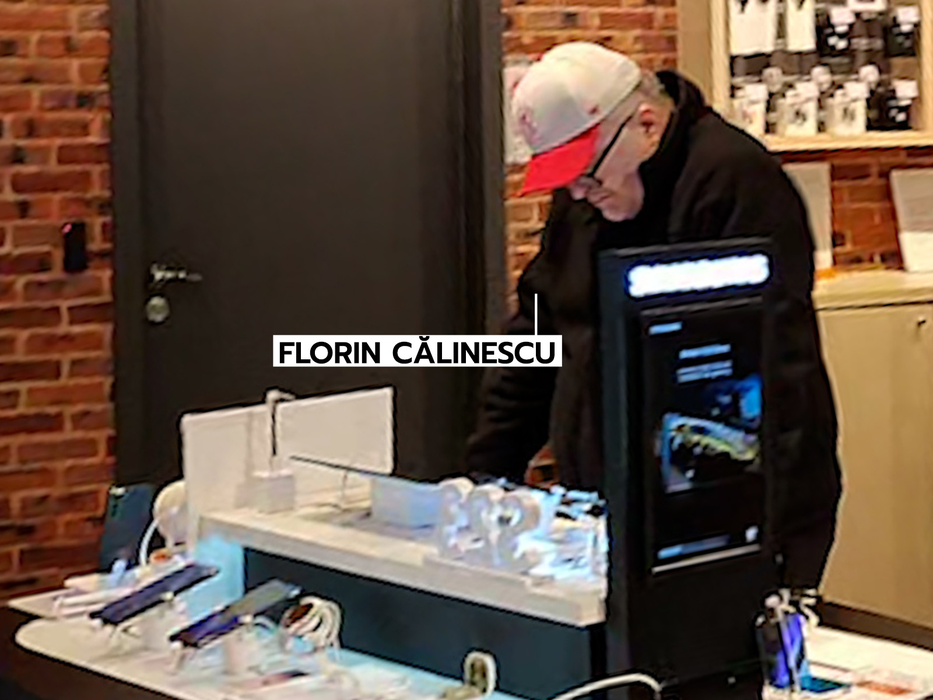 Florin Călinescu a rămas doar cu privitul, nu și-a luat nimic (Foto: CANCAN.RO)