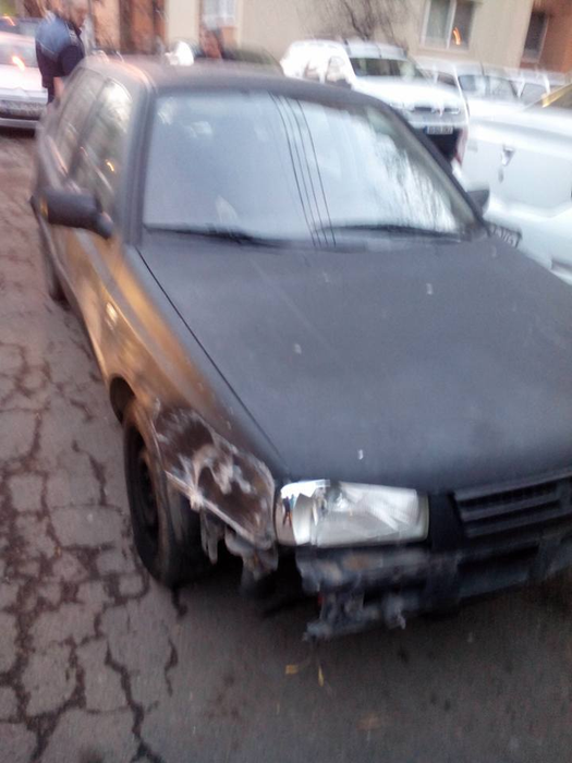 Un bărbat a salvat un căţel cu preţul de a fi bătut şi a-i fi distrusă maşina