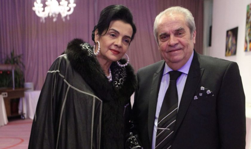 Cornelia Catanga și Aurel Pădureanu, în momente fericite