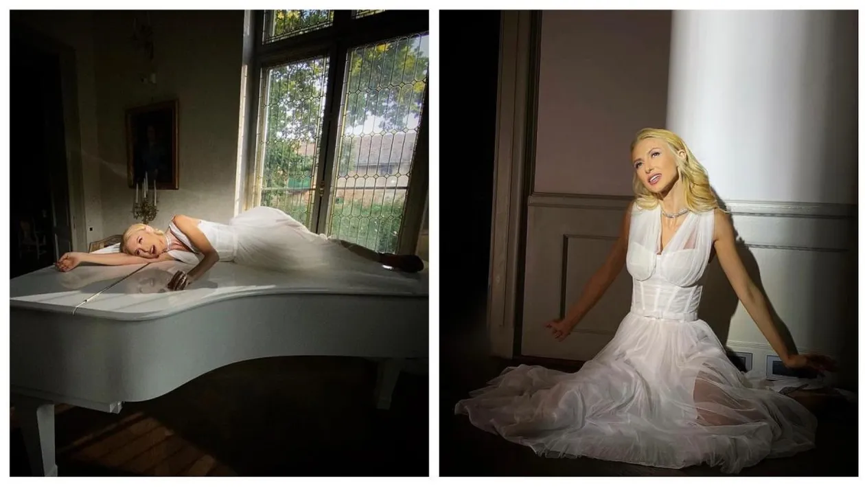 Andreea Bălan a îmbrăcat din nou rochia de mireasă! Fanii n-au contenit cu laudele la adresa ei