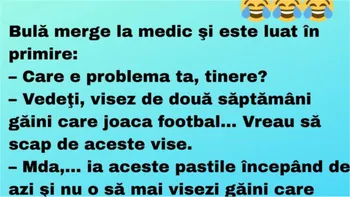 Bancul de miercuri | Bulă merge la doctor
