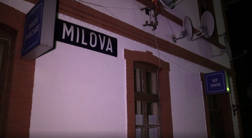 Staţia Milova, locul unde s-a petrecut agresiunea