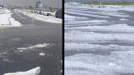 Potop în Cipru! Țara a fost măturată de ploi cu grindină masivă. Imagini APOCALIPTICE
