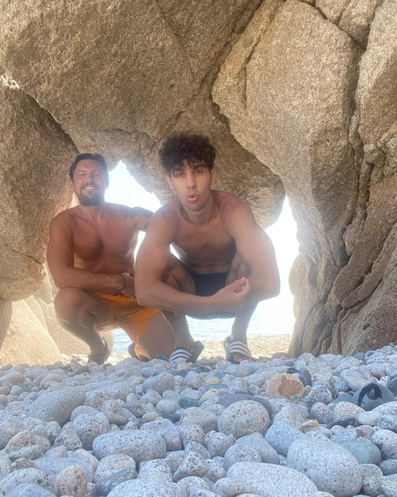 Daniel Pavel, alături de fiul său/ Sursa foto: Instagram