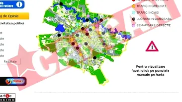 Politia a lansat harta rutiera a capitalei