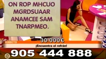 Isterica de la National TV, in versiune spaniola, lesina in direct