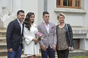 Internaţionalul dinamovist Steliano Filip şi-a botezat fetiţa! Naş a fost un coleg al lui, şi el tricolor