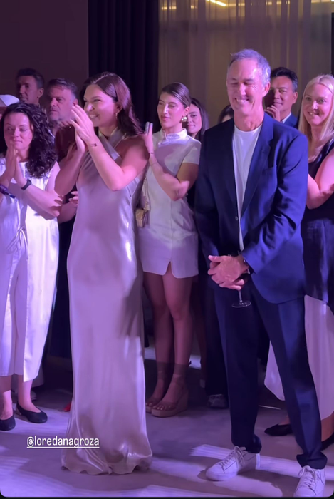 Loredana Groza, Simona Halep și antrenorul Darrel Cahill/ sursă foto: Instagram