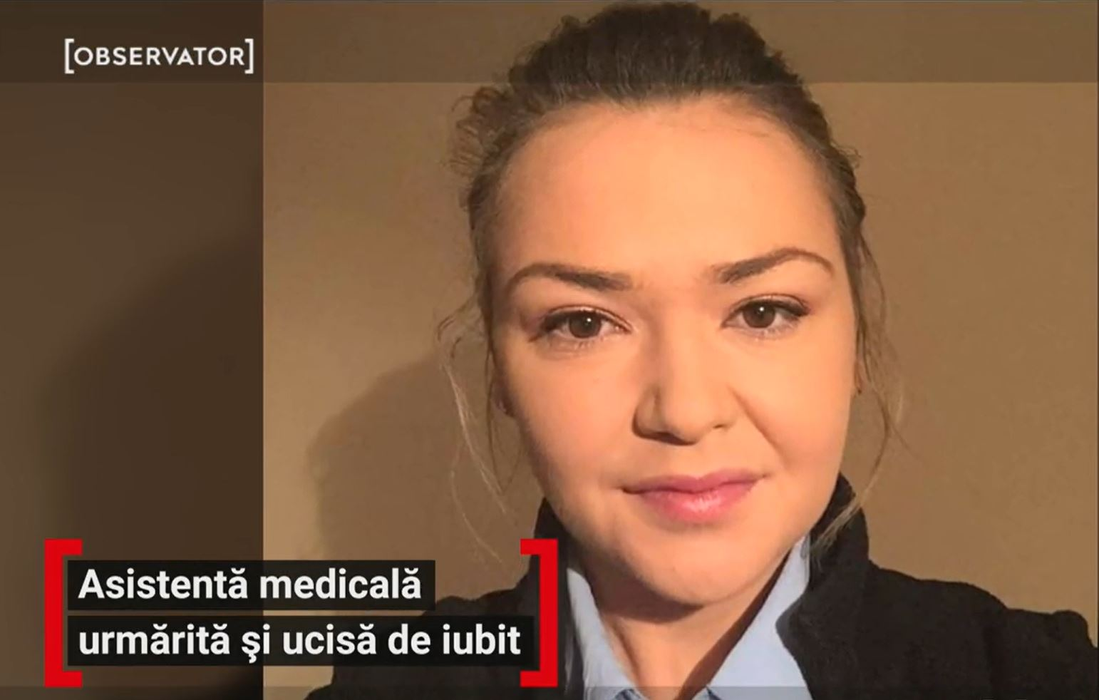 O asistentă din Cluj-Napoca a fost omorâtă de iubitul ei. Cum a fost filmat asasinul înainte de crimă, dar și după ce a lăsat-o pe tânără să agonizeze