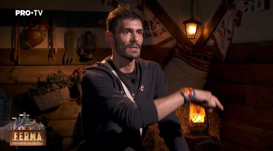Intimidat de Viviana Sposub, George Burcea a rămas fără cuvinte la Ferma. Ce a mărturisit despre sărutul cu focoasa brunetă | FOTO