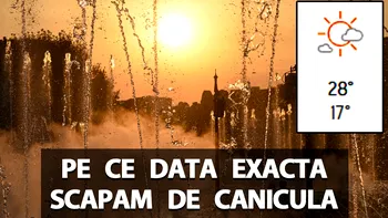 Meteorologii Accuweather au modificat prognoza pentru iulie în România. Pe ce dată scăpăm de caniculă