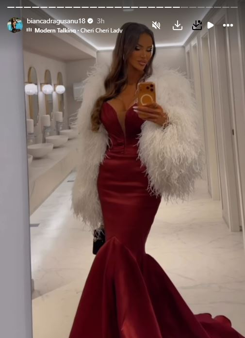 Cum s-a îmbrăcat Bianca Drăgușanu la nunta lui Armin Nicoară cu Claudia Puican. Invitații și-au dat coate!