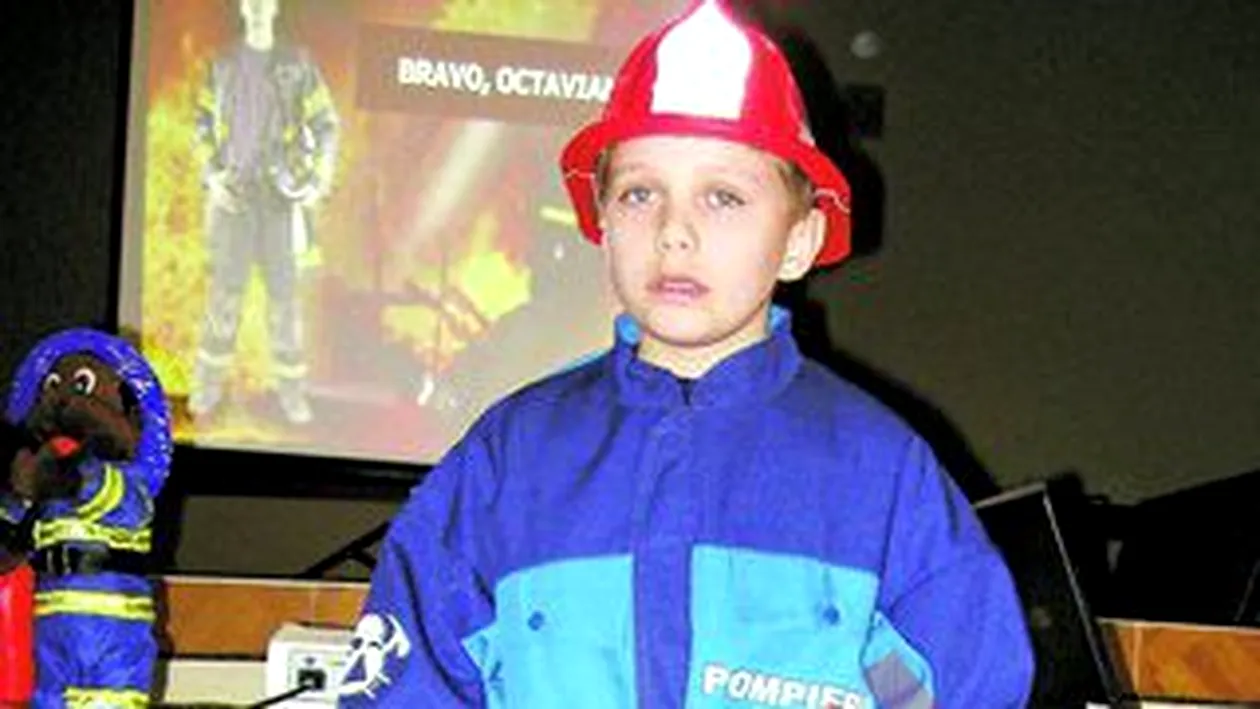 Un baiat de 11 ani: Ma fac pompier, sa nu mai moara parinti