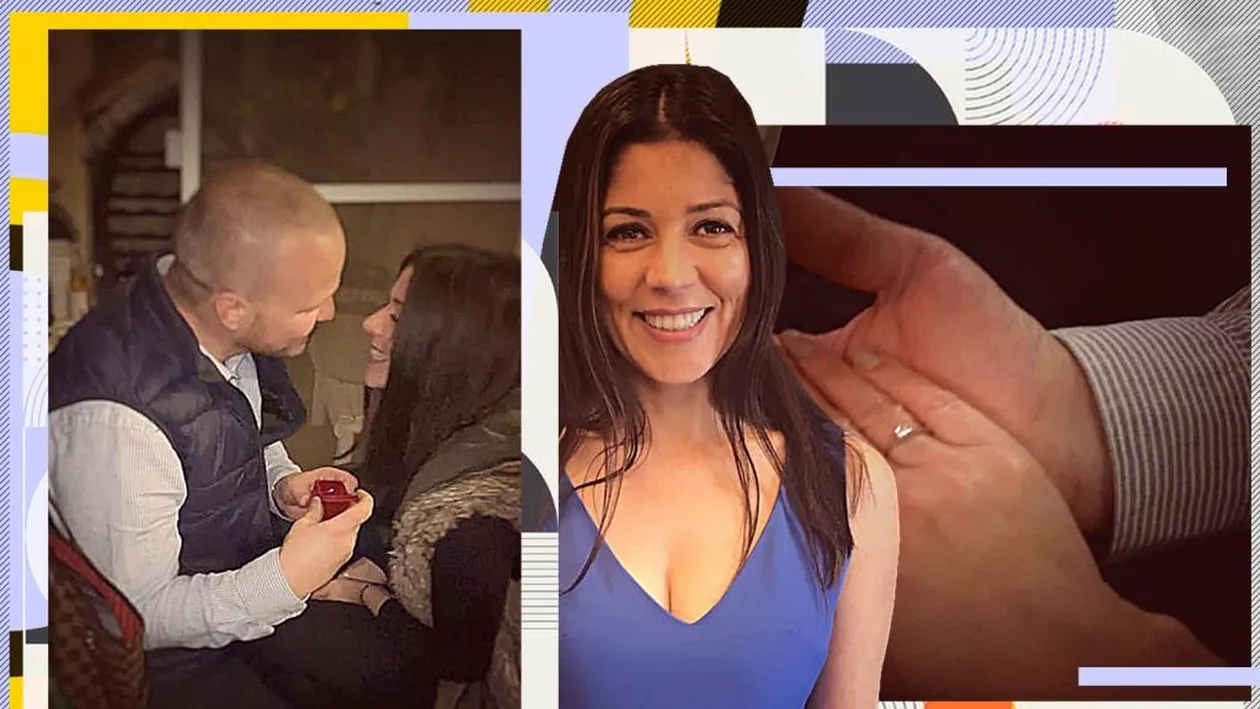 Fosta soție a “matinalului” de la “Neatza” se căsătorește. Primele imagini cu inelul de logodnă