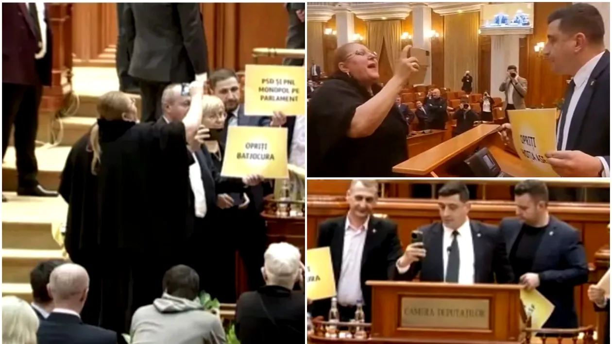 George Simion, către Diana Șoșoacă: „Te agresez, scroafo!”. Momente uluitoare în Parlamentul României