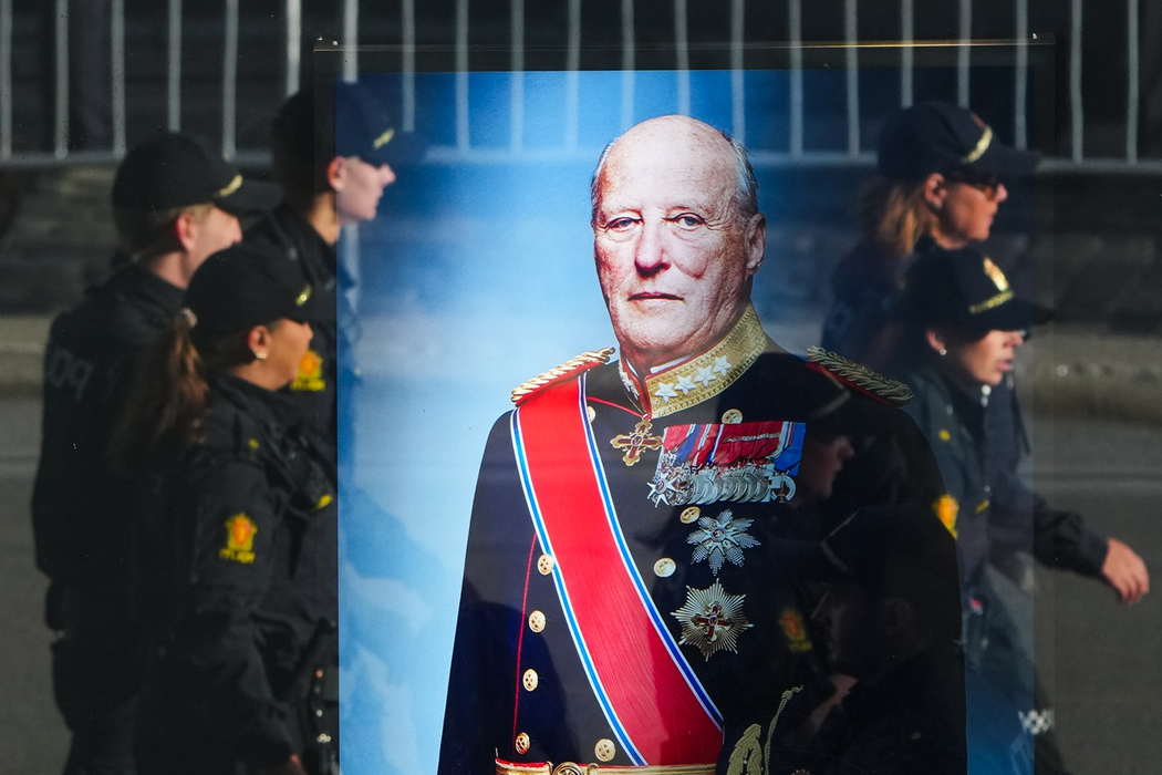 Ceremonia impresionantă de la înmormântarea regelui Harald al V-lea/ sursă foto: Profimedia