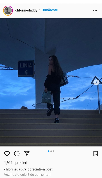Melissa, iubita lui David Popovici. Sursă foto: Instagram