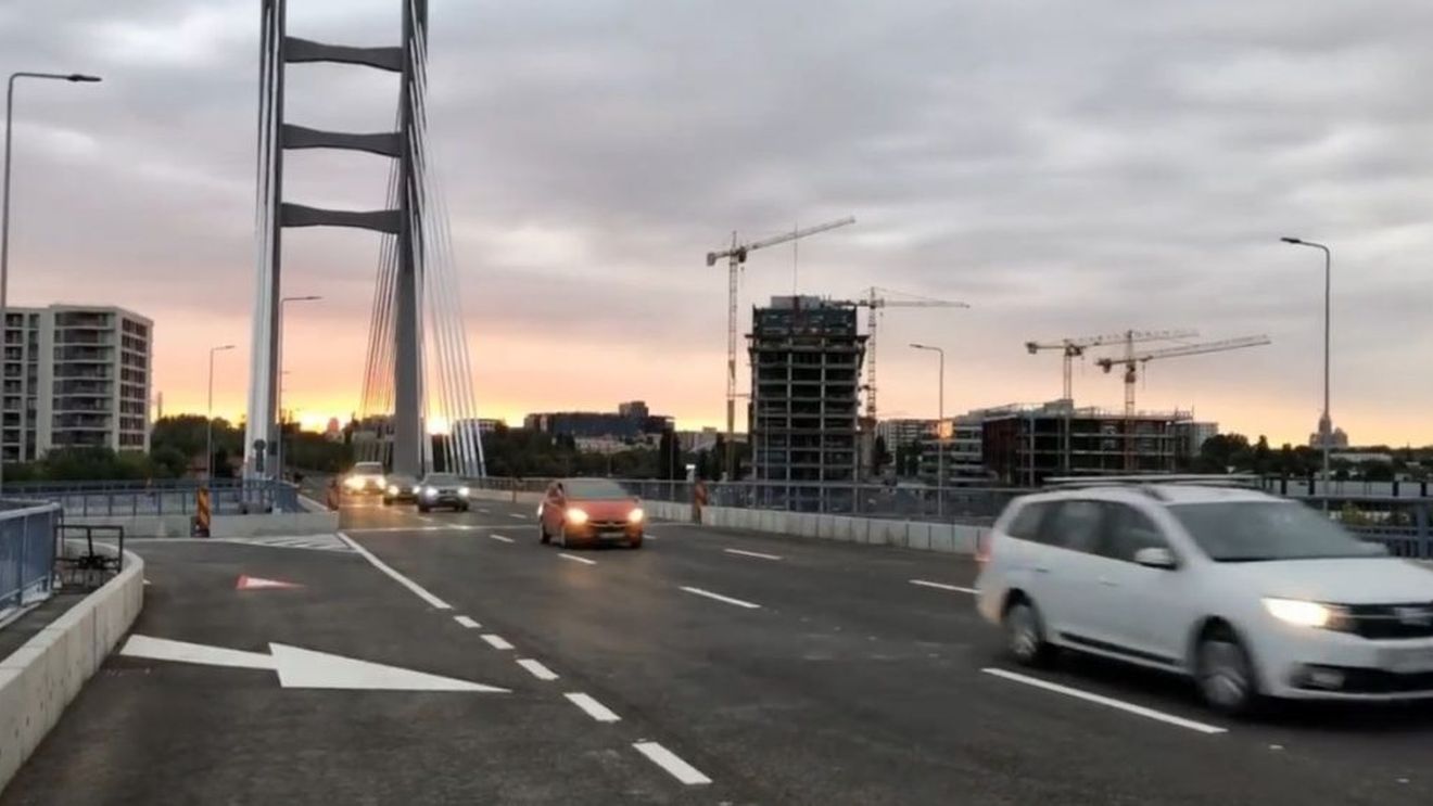 Vești bune pentru locuitorii Capitalei. S-a dat drumul la circulație pe Podul Ciurel