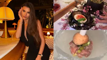 NU este o GLUMĂ! Cât a plătit Ramona Gabor pentru o cină cu 12 feluri de mâncare, în Dubai