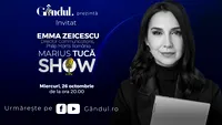 Marius Tucă Show începe miercuri, 26 octombrie, de la ora 20.00, live pe gândul.ro