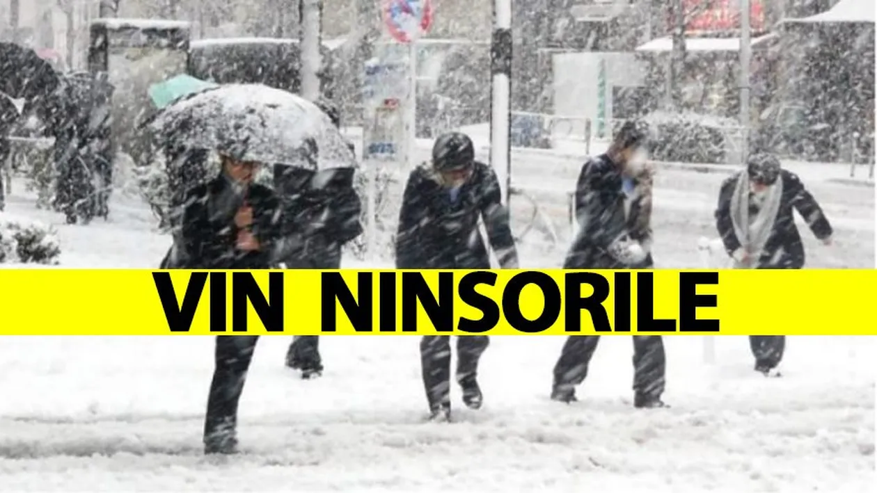 ANM, anunț de ultimă oră! Vin ninsorile în România