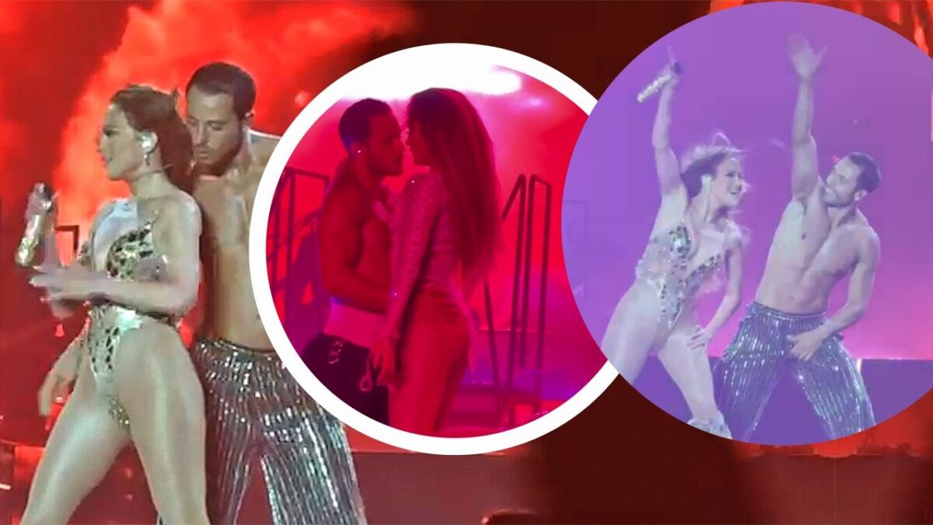 Jennifer Lopez, atingeri și zâmbete suspecte cu cel mai vechi dansator al său la concertul din București! EL e motivul divorțului de Ben Affleck?!