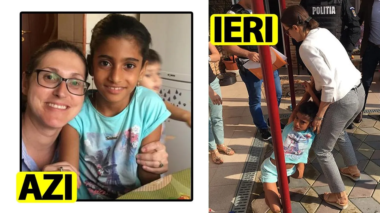 Primele imagini cu Sorina după ce a fost luată cu mascații. Cum arată prima zi la noua ei familie