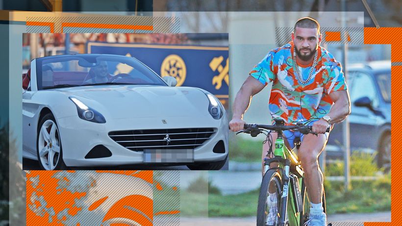 Imagini fabuloase cu Dorian Popa! Ai permis, mergi cu Ferrari, nu ai, o dai pe … bicicletă!