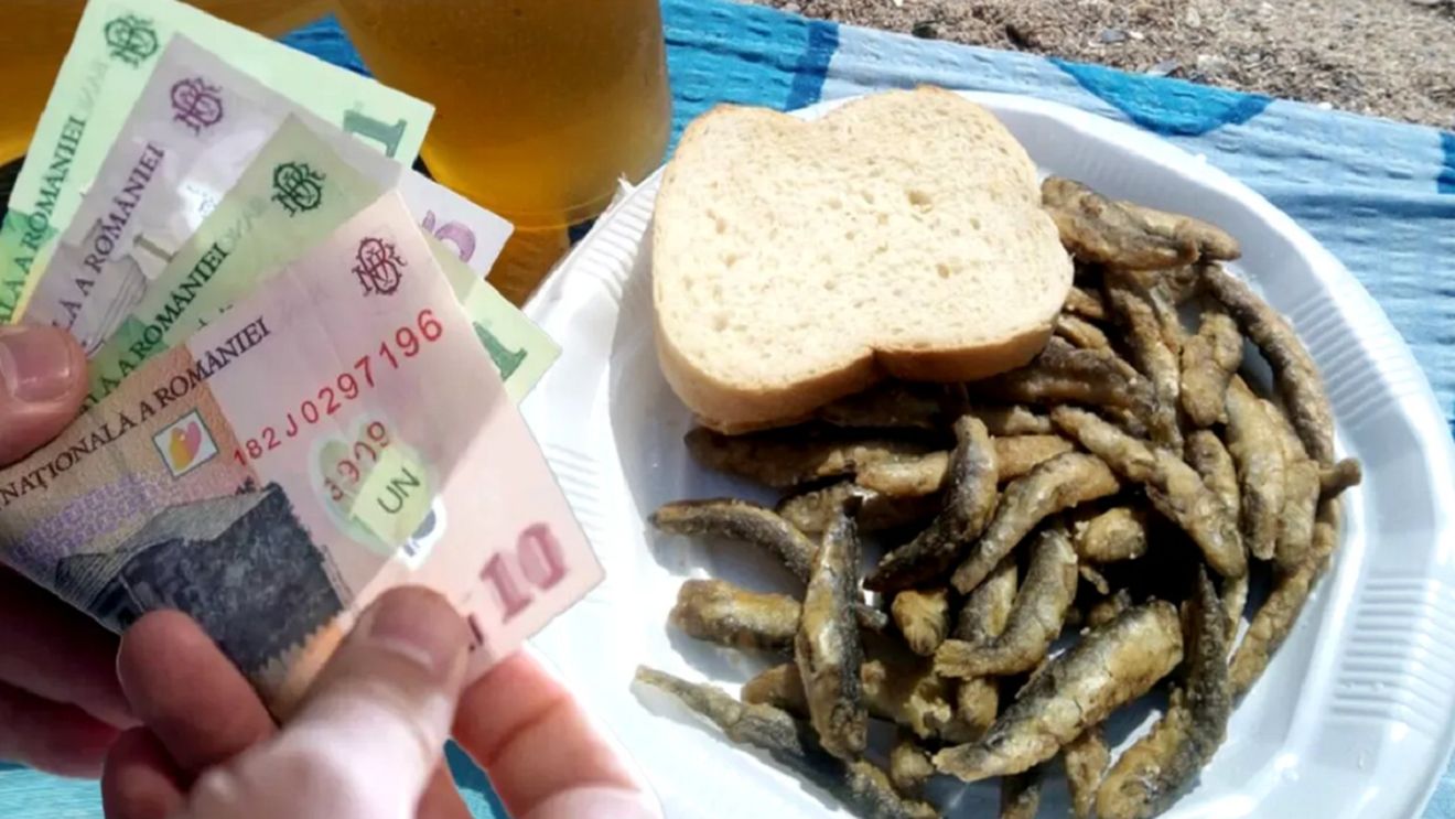 Un turist din Marea Britanie și-a luat ”șoc” după ce a comandat o porție de hamsii la Mamaia. Cât a achitat la final