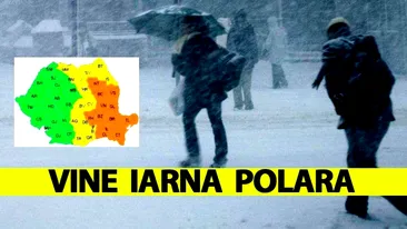 ANM anunță că vine iarna în România! Viscol, ninsori și temperaturi de -12 grade