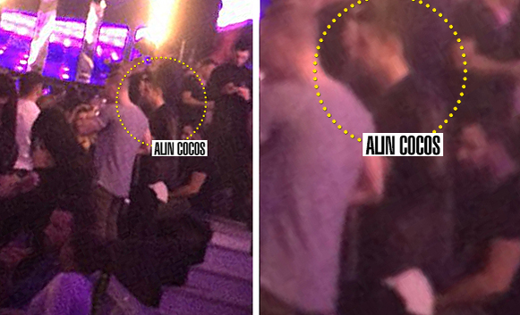 Alin Cocoş a ieşit fără Gina Pistol în club