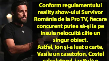 BANCUL ZILEI | Bulă participă la Survivor România de la Pro TV
