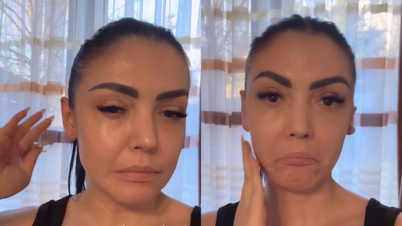 Ce truc folosește Andreea Mantea ca să își dezumfle fața. Așa ceva... „Doare un pic!”