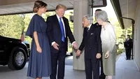 Gestul cu care Donald Trump i-a cucerit pe americani! Cum l-a salutat pe împăratul Japoniei