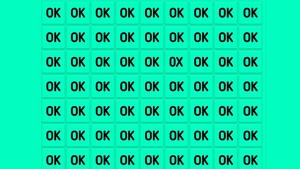 Test de perspicacitate | Găsiți "OK"-ul care nu este OK. Geniile îl văd în 5 secunde!