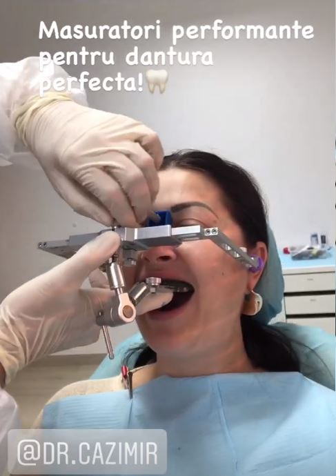 Gabriela Cristea, filmată pe scaunul dentistului. Mesajul transmis de vedete în timpul consultației | FOTO