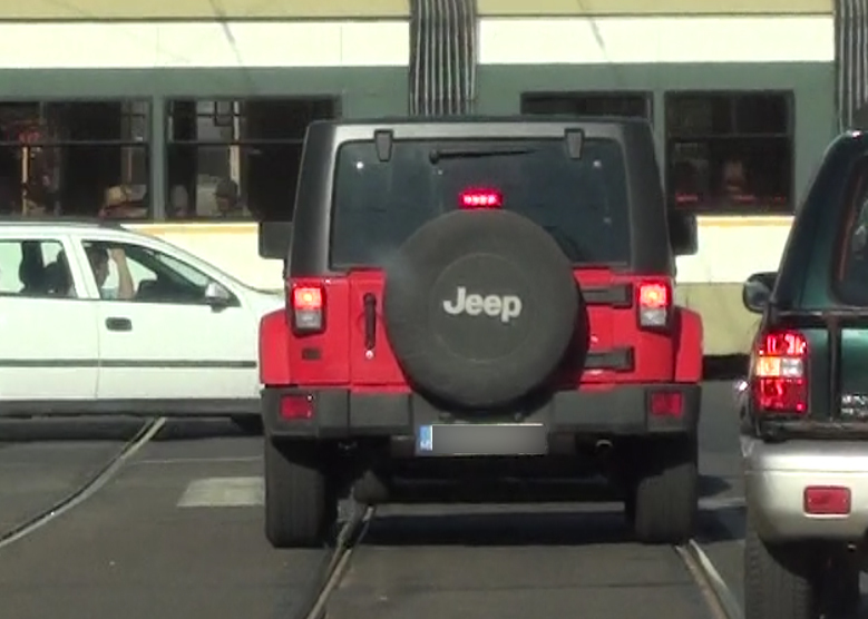 Jeep-ul cu care Cesnavicius şi soţia lui s-au plimbat ore în şir în Bucureşti şi lângă Capitală