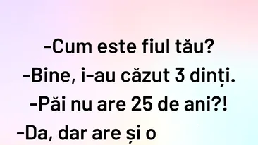 BANCUL ZILEI | Cum este fiul tău?