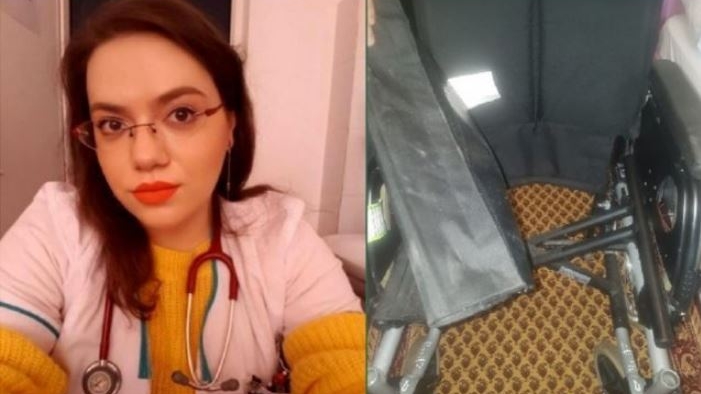 Au lăsat o doctoriță din Iași, aflată în scaunul cu rotile, să se descurce singură, pe pistă! Ce pățește acum compania aeriană
